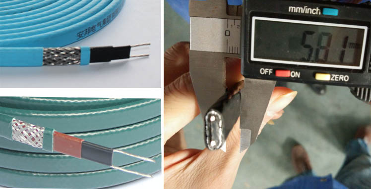 自限溫電伴熱帶結構